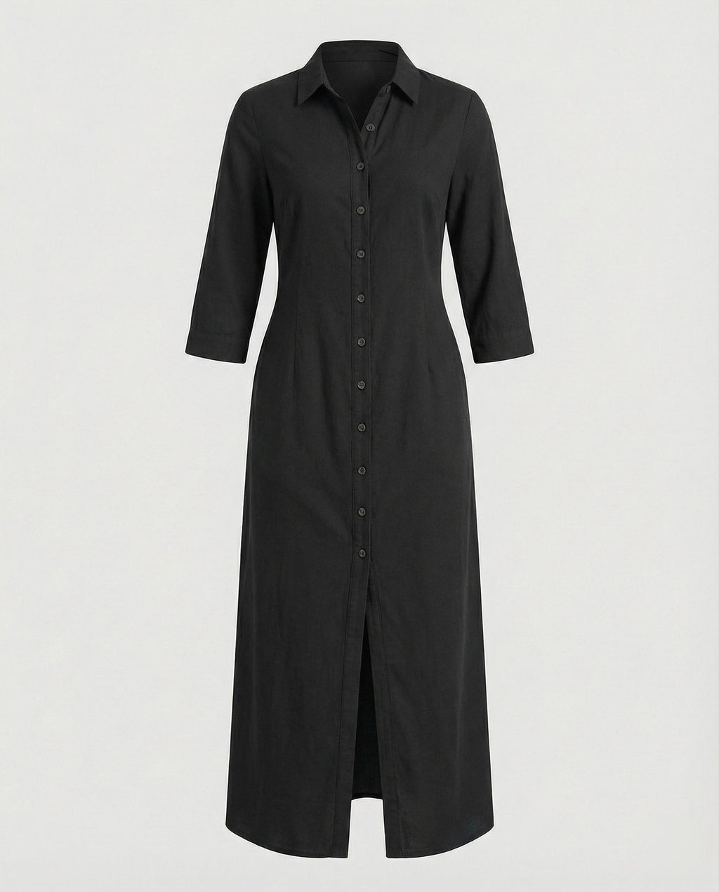 Hemdblusenkleid Damen mit Taillierung