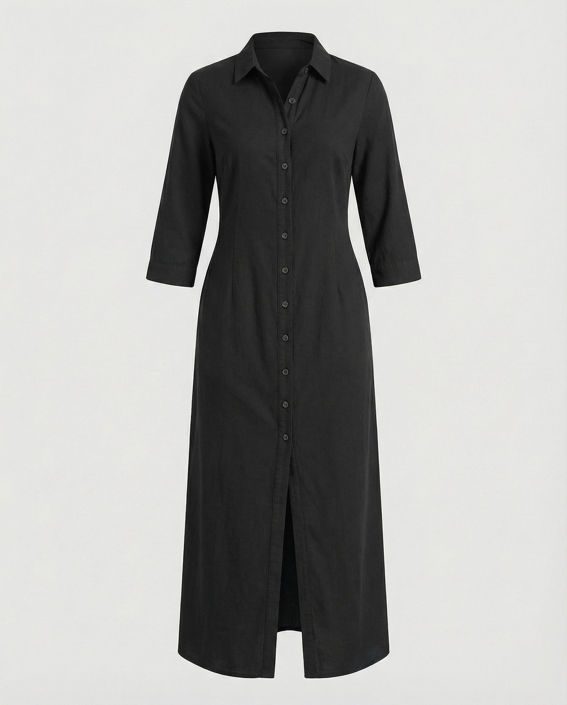 Hemdblusenkleid Damen mit Taillierung
