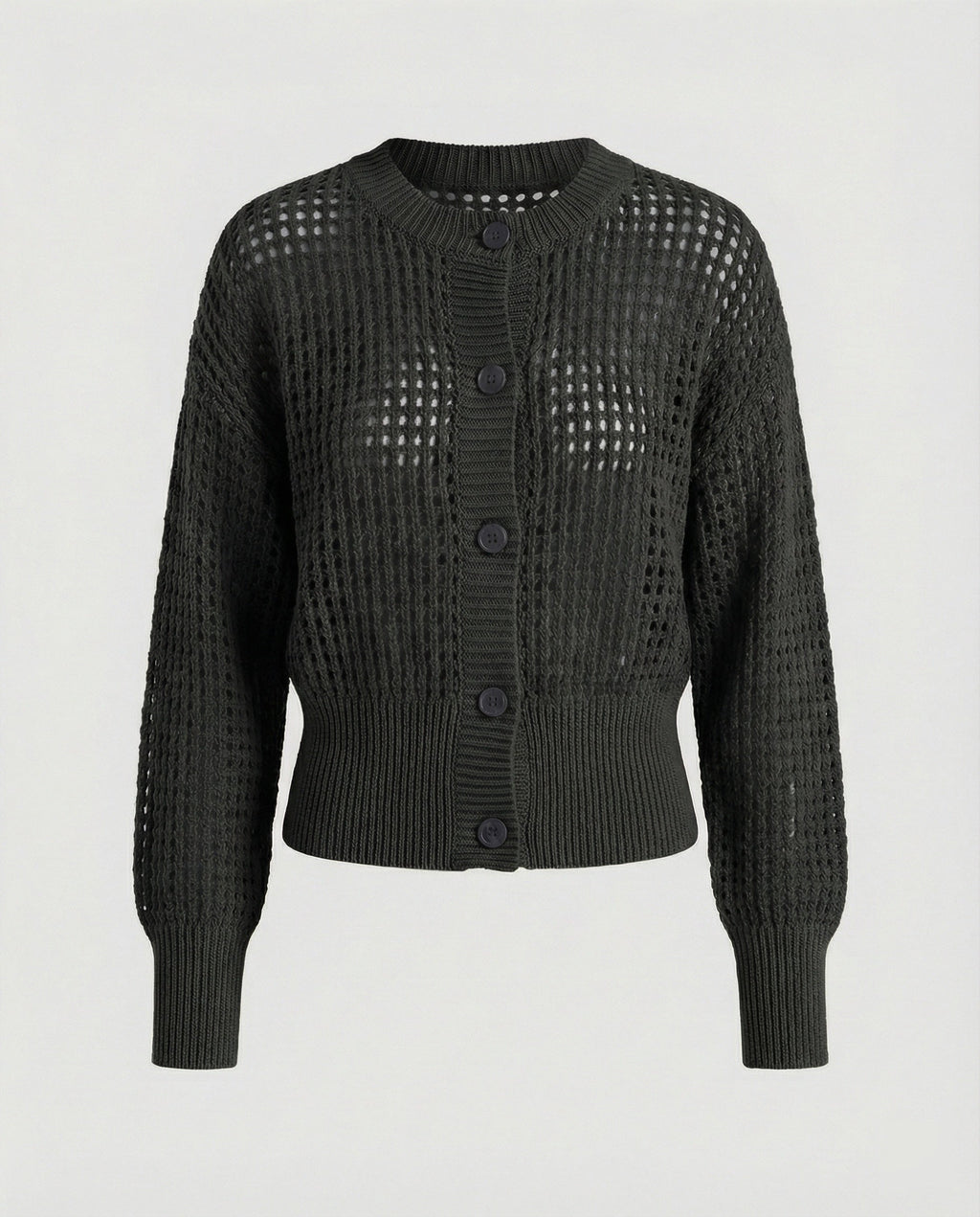 Damen luftiger Strickcardigan