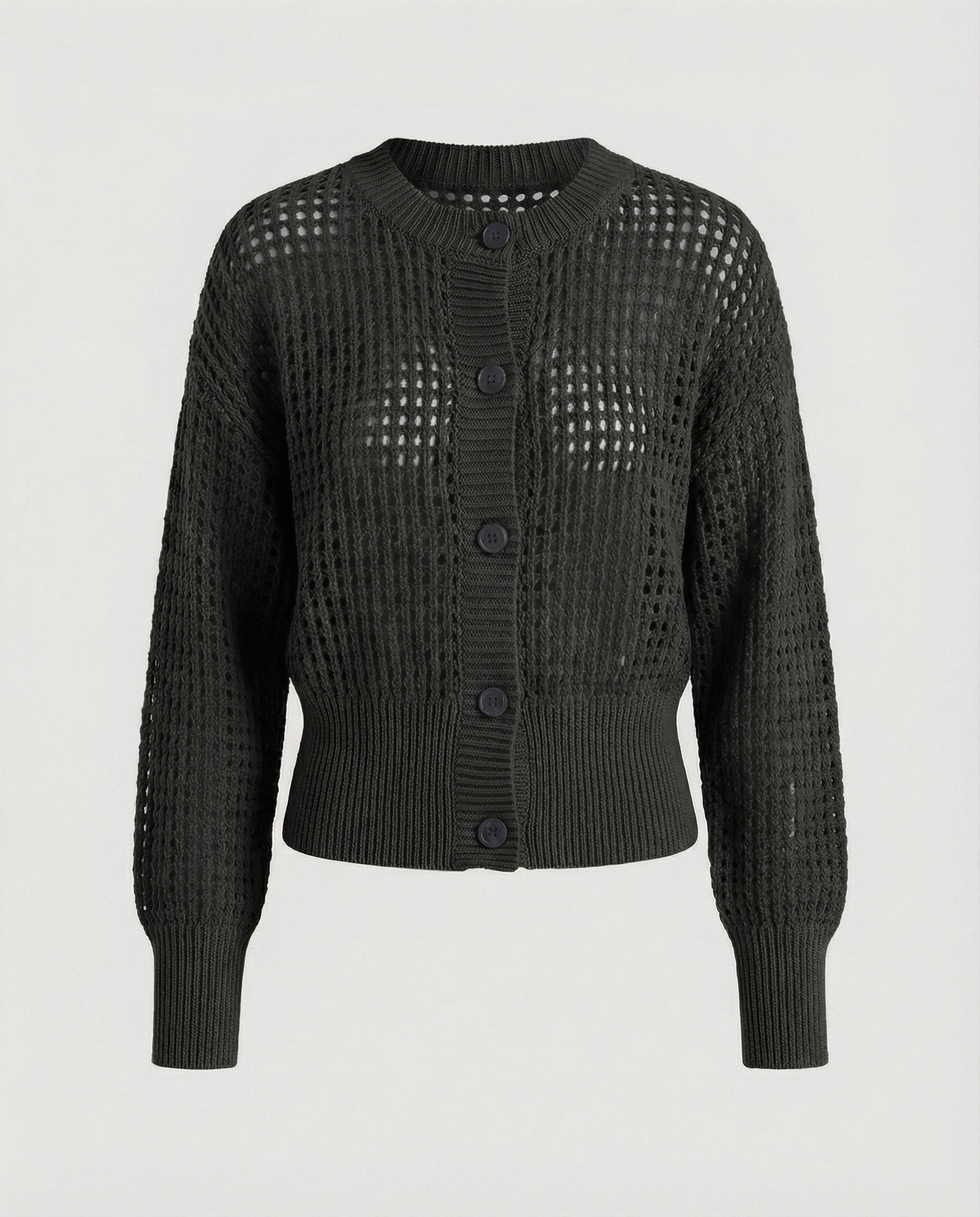 Damen luftiger Strickcardigan