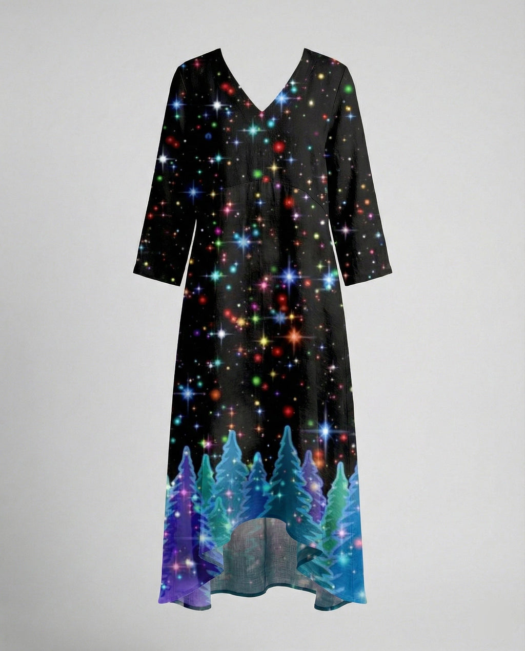 Boho Maxikleid Sommer Damen Taschen