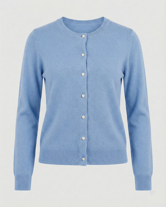 Damen Feinstrick Cardigan mit Knopfleiste und weichem Material