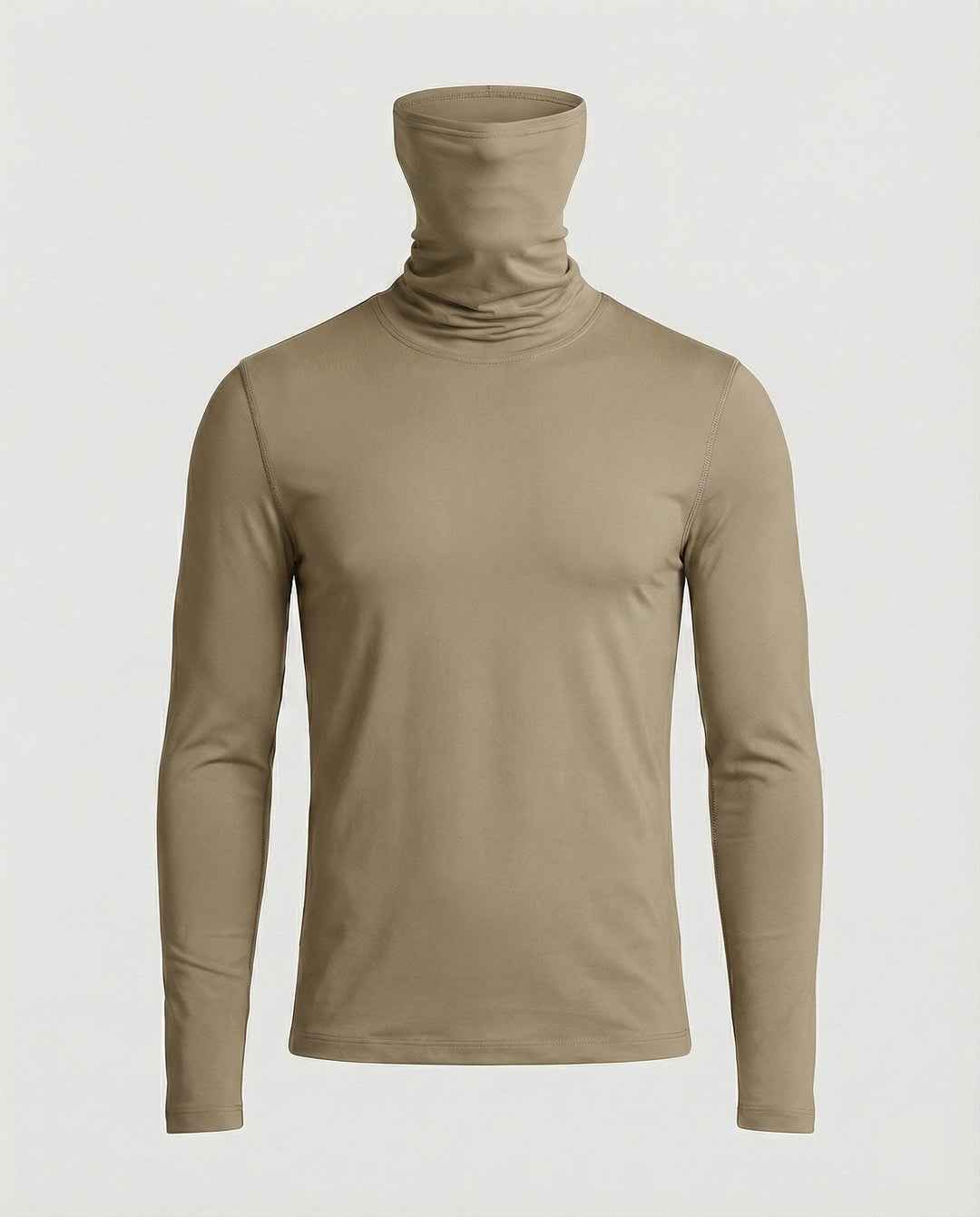 Herren Funktionsshirt mit hohem Kragen und innovativem Feuchtigkeitsmanagement