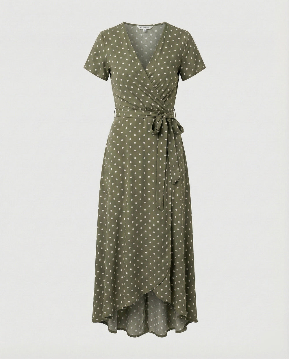 Damen Wickel Maxikleid mit Schlitz