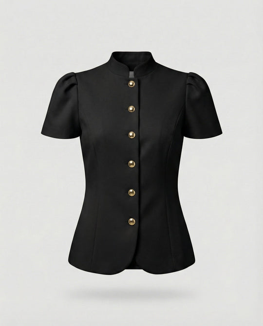 Damen Bluse mit Puffärmeln