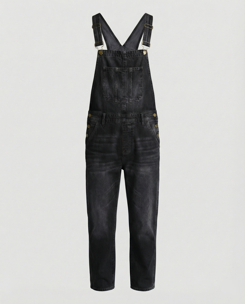 Herren Jeans Latzhose robust mit verstellbaren Trägern