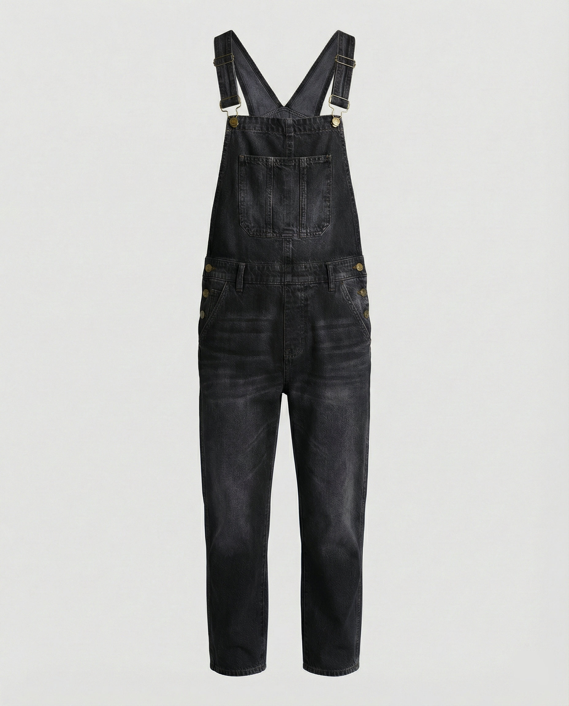 Herren Jeans Latzhose robust mit verstellbaren Trägern