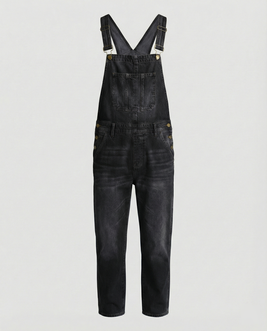 Herren Jeans Latzhose robust mit verstellbaren Trägern