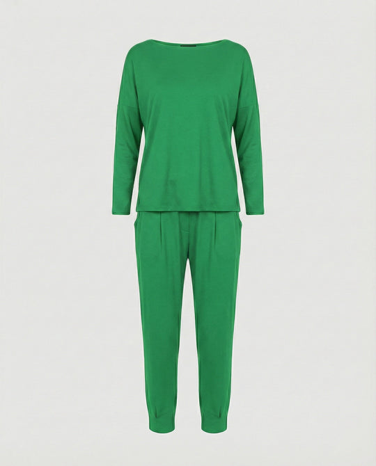 Jogginganzug Damen Lounge-Set mit weiten Ärmeln und Taschen