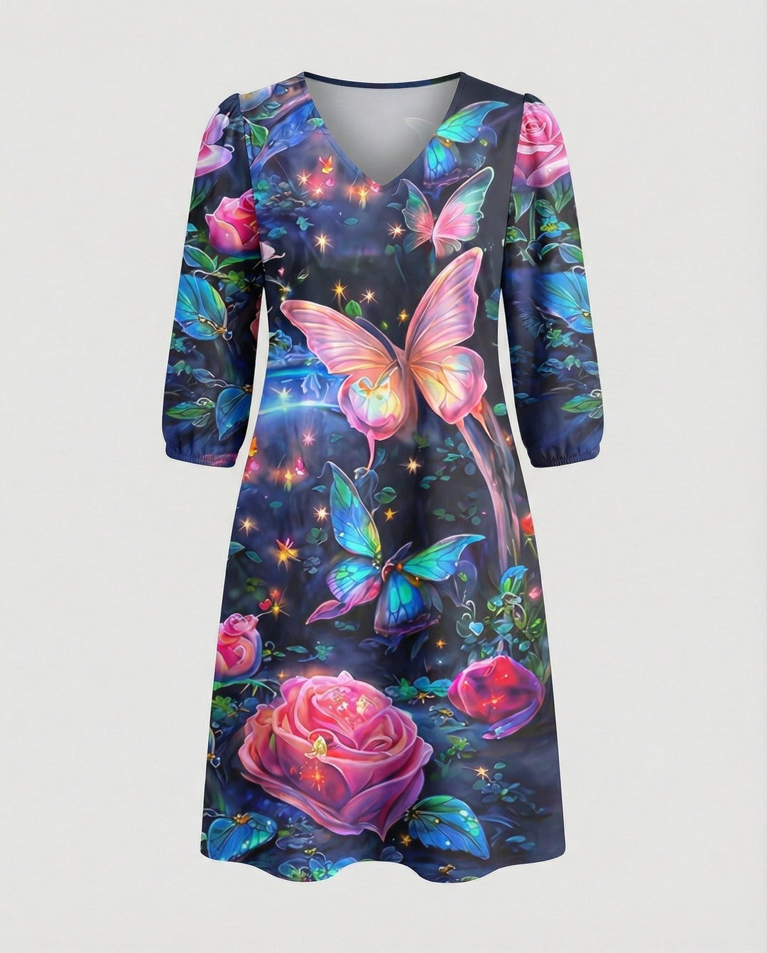 Boho Maxikleid Sommer Damen Taschen