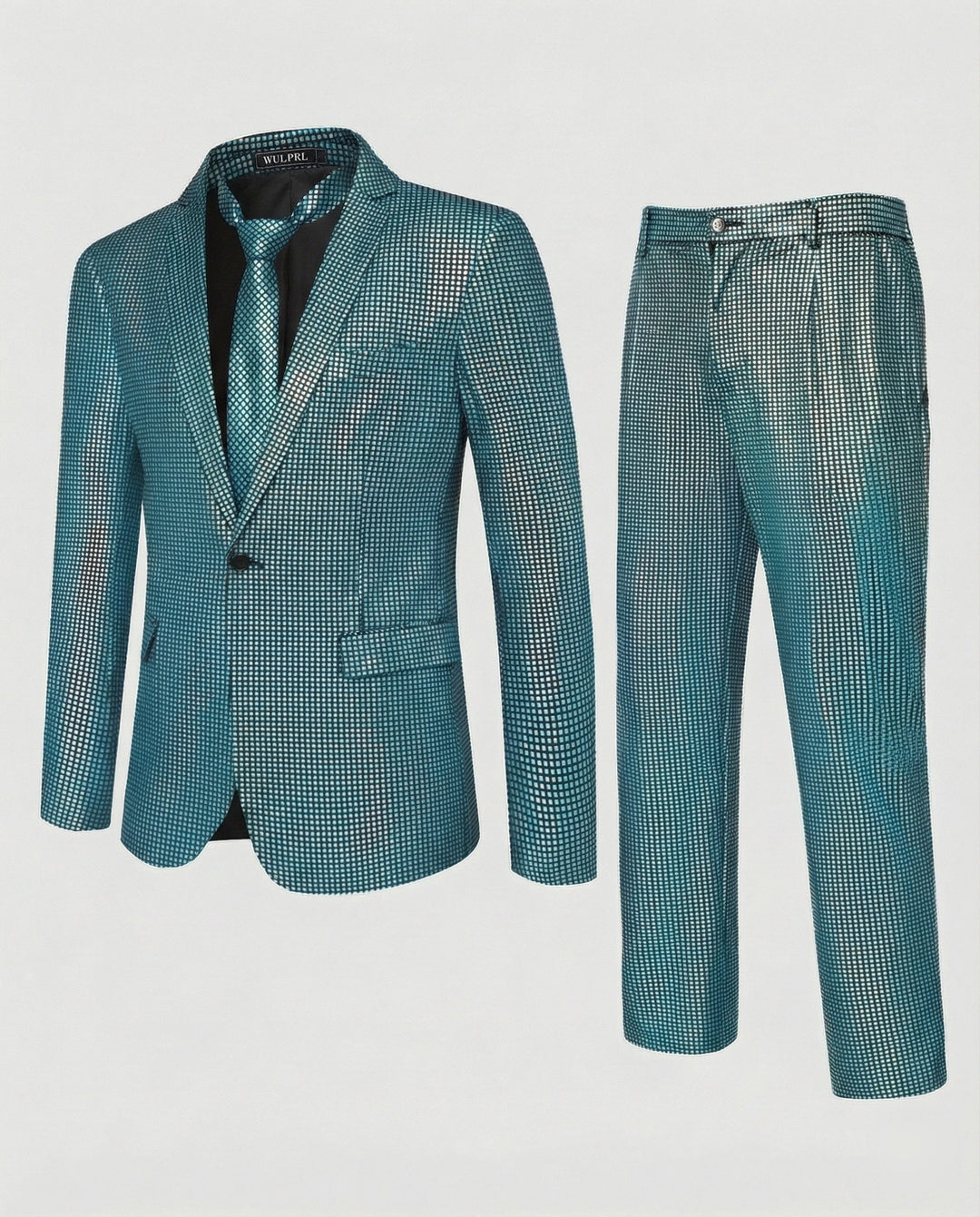 Herren Abendanzug mit Glanzmuster Slim Fit