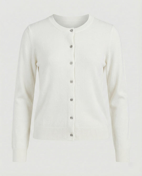 Damen Feinstrick Cardigan mit Knopfleiste und weichem Material