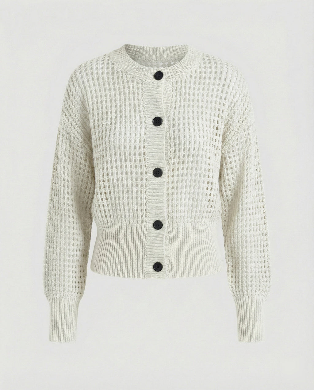Damen luftiger Strickcardigan