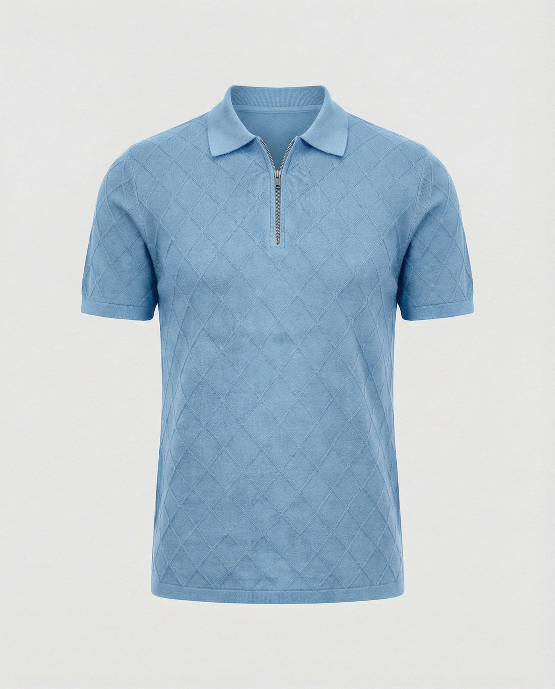 Herren Poloshirt mit Reißverschluss