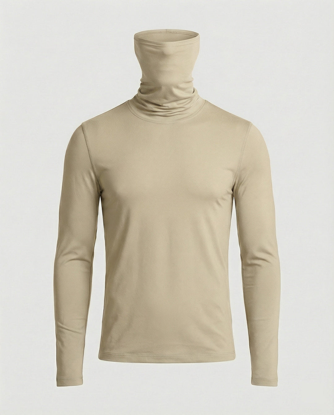 Herren Funktionsshirt mit hohem Kragen und innovativem Feuchtigkeitsmanagement