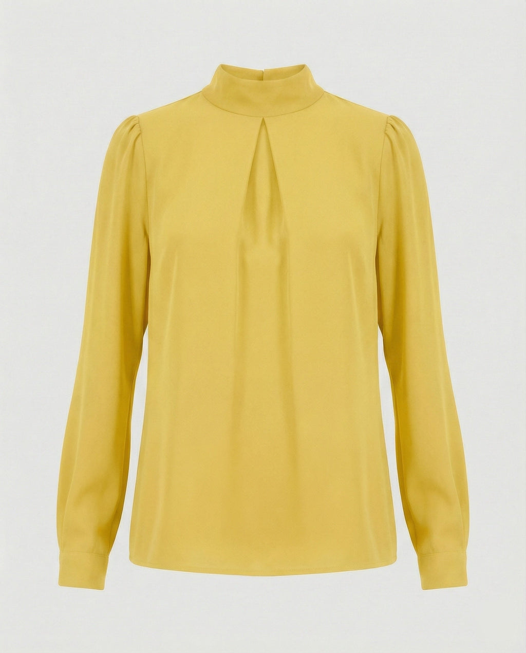 Damen elegante Bluse mit Stehkragen