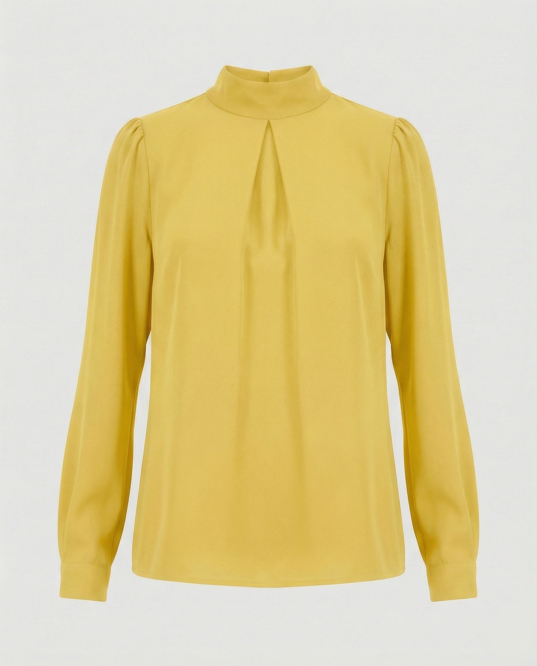 Damen elegante Bluse mit Stehkragen