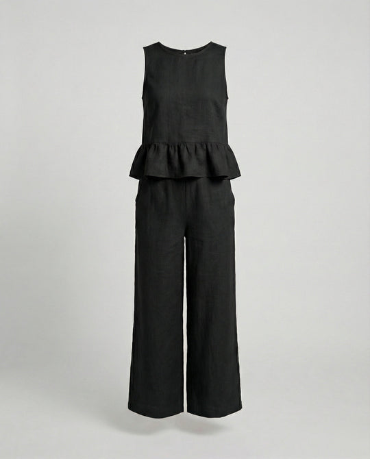 Damen Zweiteiler Set Sommer Palazzohose