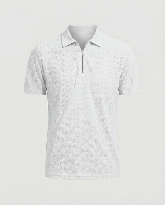 Herren Poloshirt mit Reißverschluss