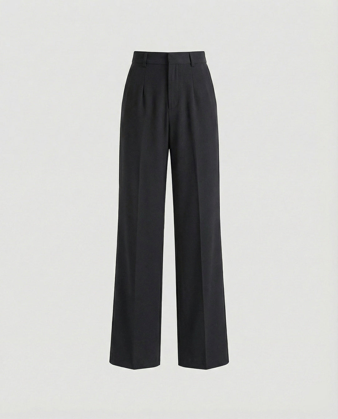 Damen weite Stoffhose mit Bügelfalte
