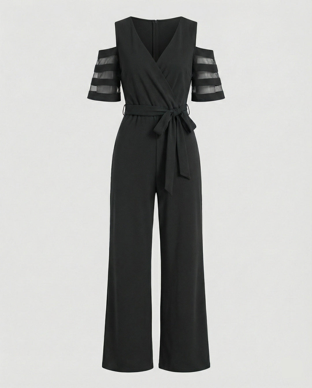 Damen Jumpsuit schulterfrei elegant