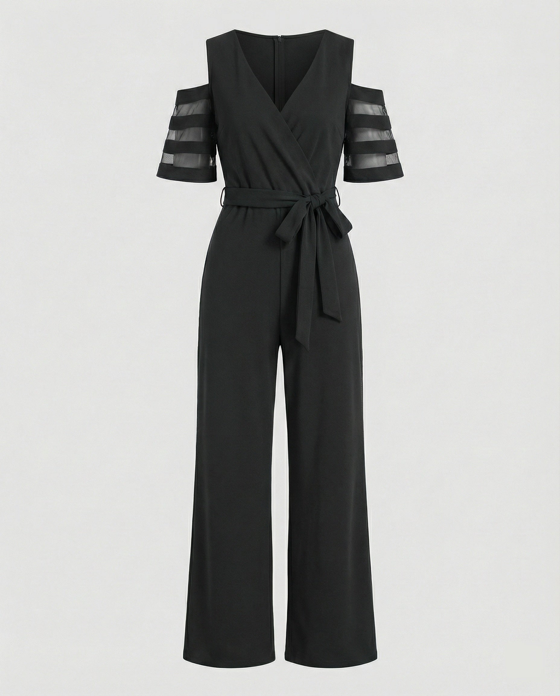 Damen Jumpsuit schulterfrei elegant