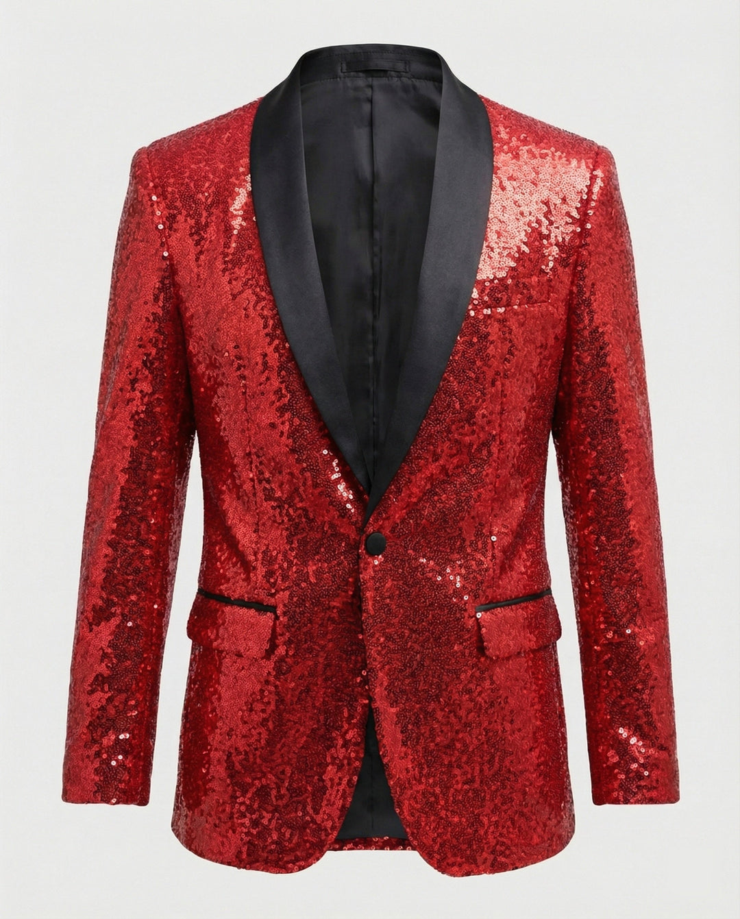 Glamouröser Pailletten Blazer Herren
