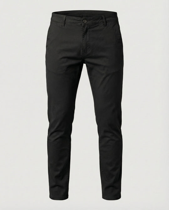 Herren Chinohose Slim Fit mit Elastikbund