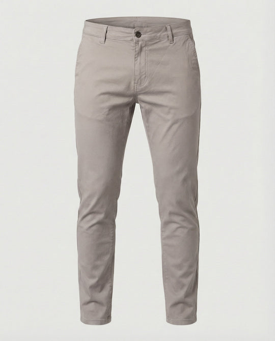 Herren Chinohose Slim Fit mit Elastikbund