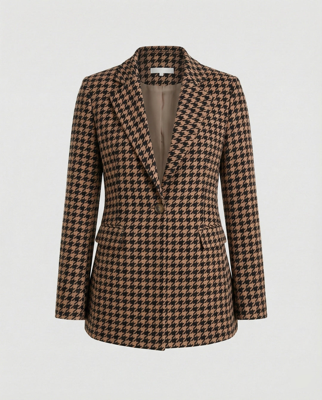 Damen Blazer Hahnentritt tailliert