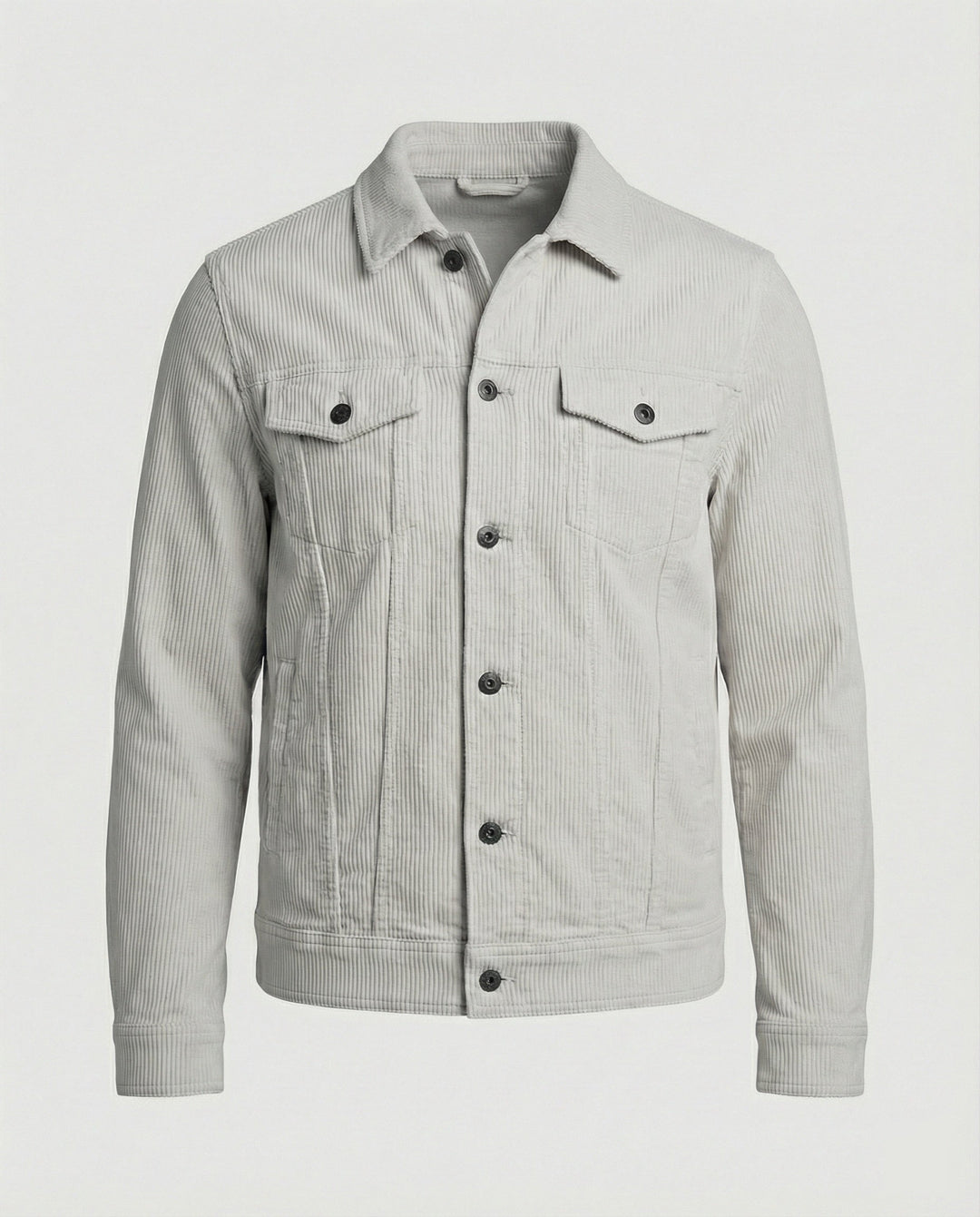 Cord Überhemdjacke Mit Druckknöpfen Herren