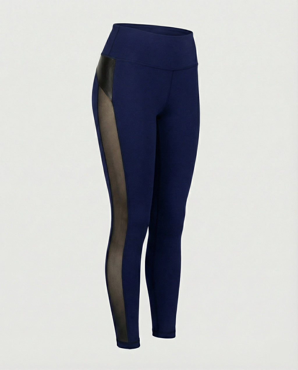Damen Sport-Leggings mit atmungsaktivem Mesh-Einsatz