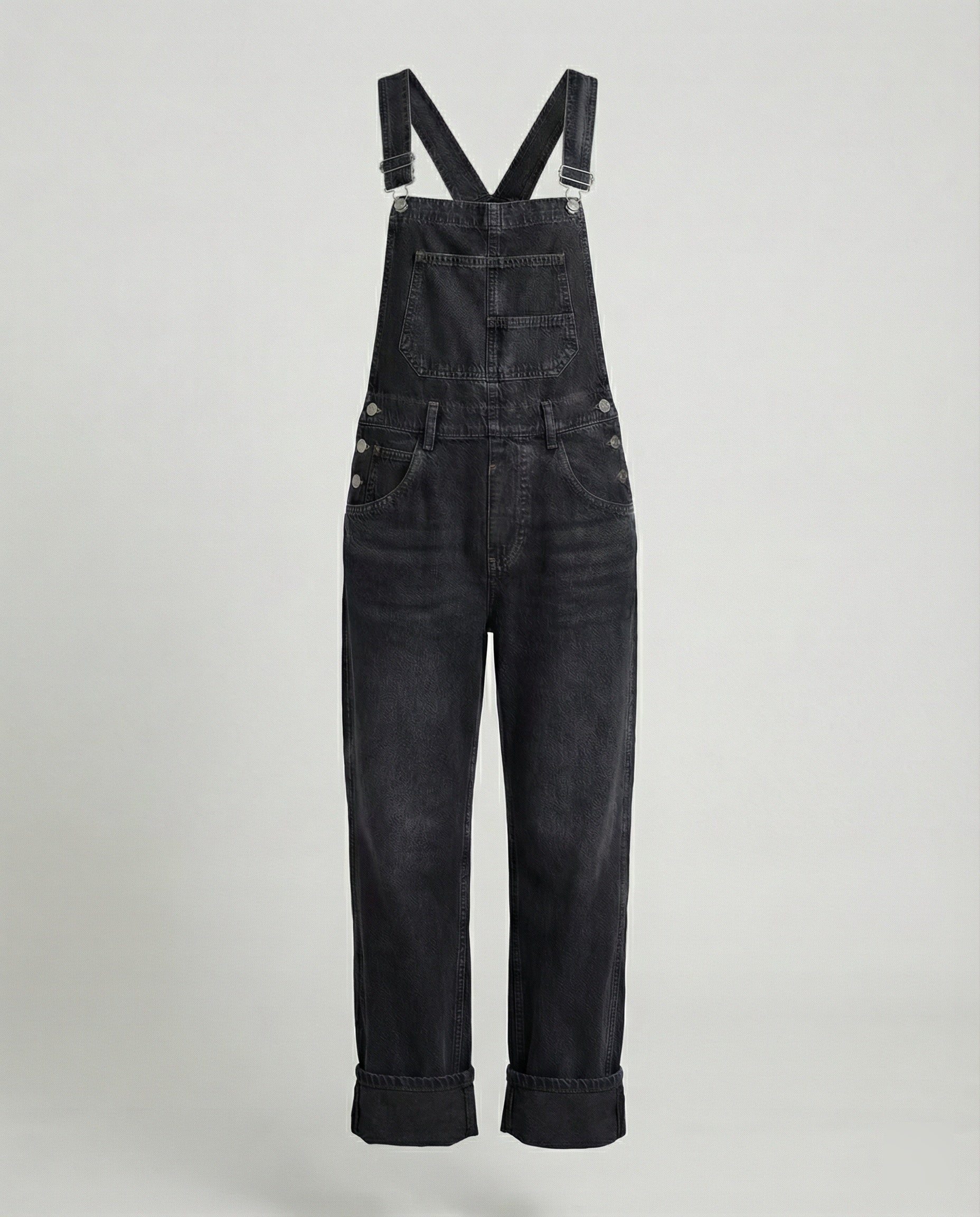 Damen Latzhose Jeans gerade