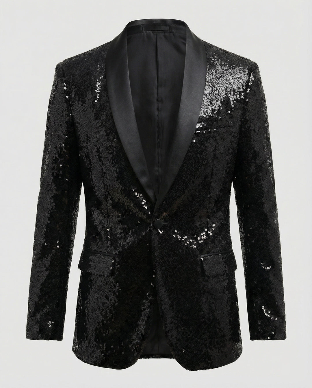 Glamouröser Pailletten Blazer Herren