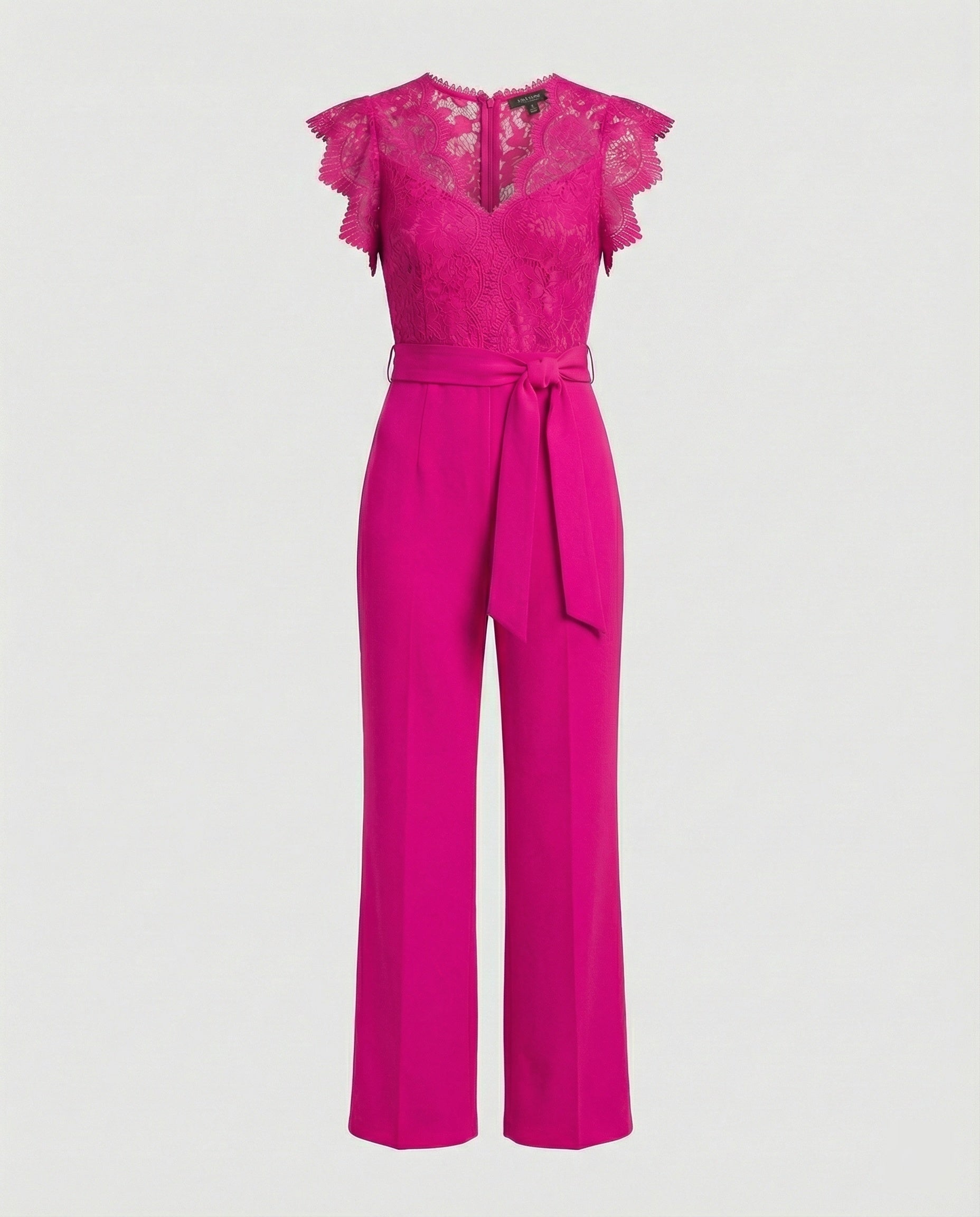 Damen Jumpsuit Spitze elegant weit