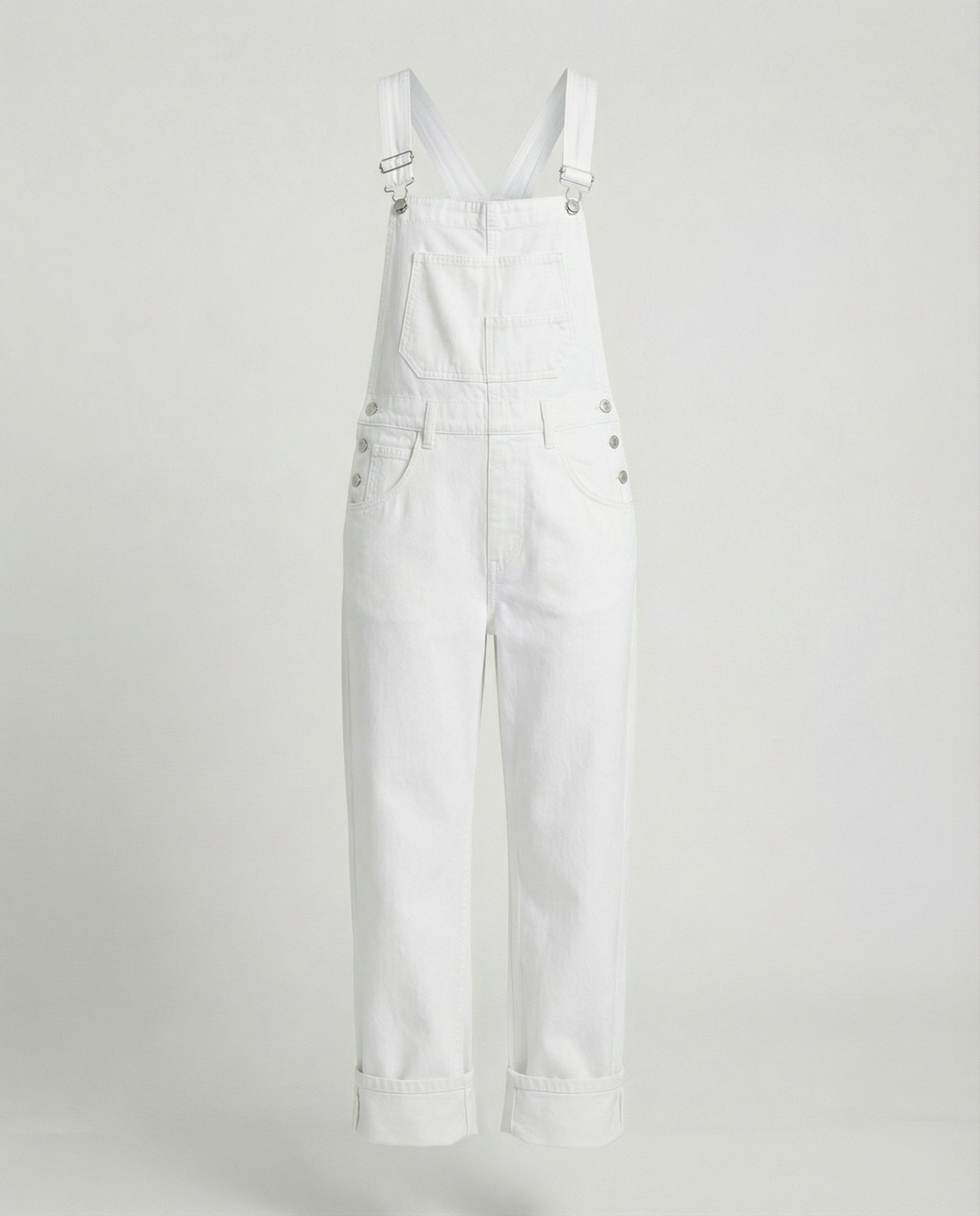 Damen Latzhose Jeans gerade