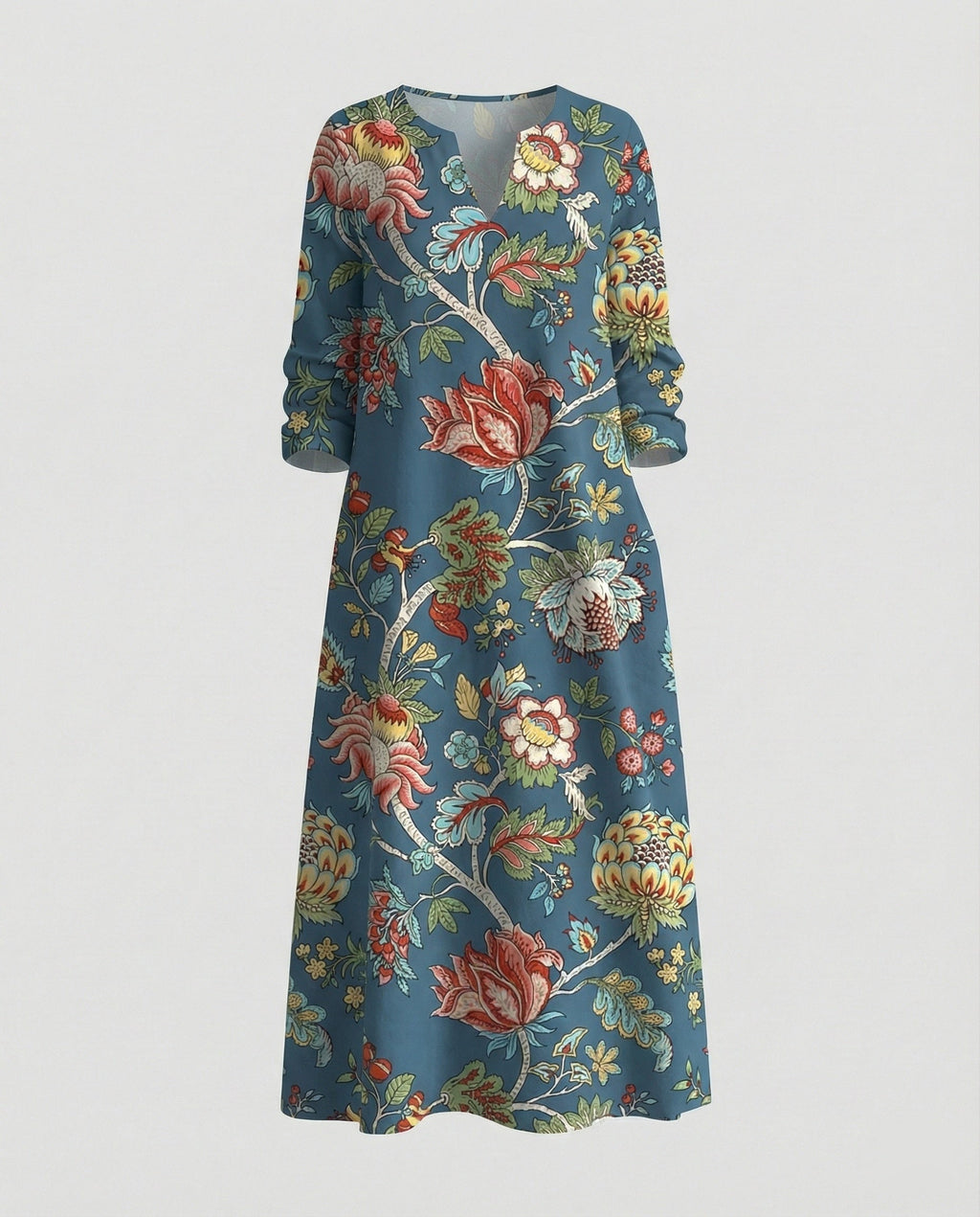 Boho Maxikleid Sommer Damen Taschen