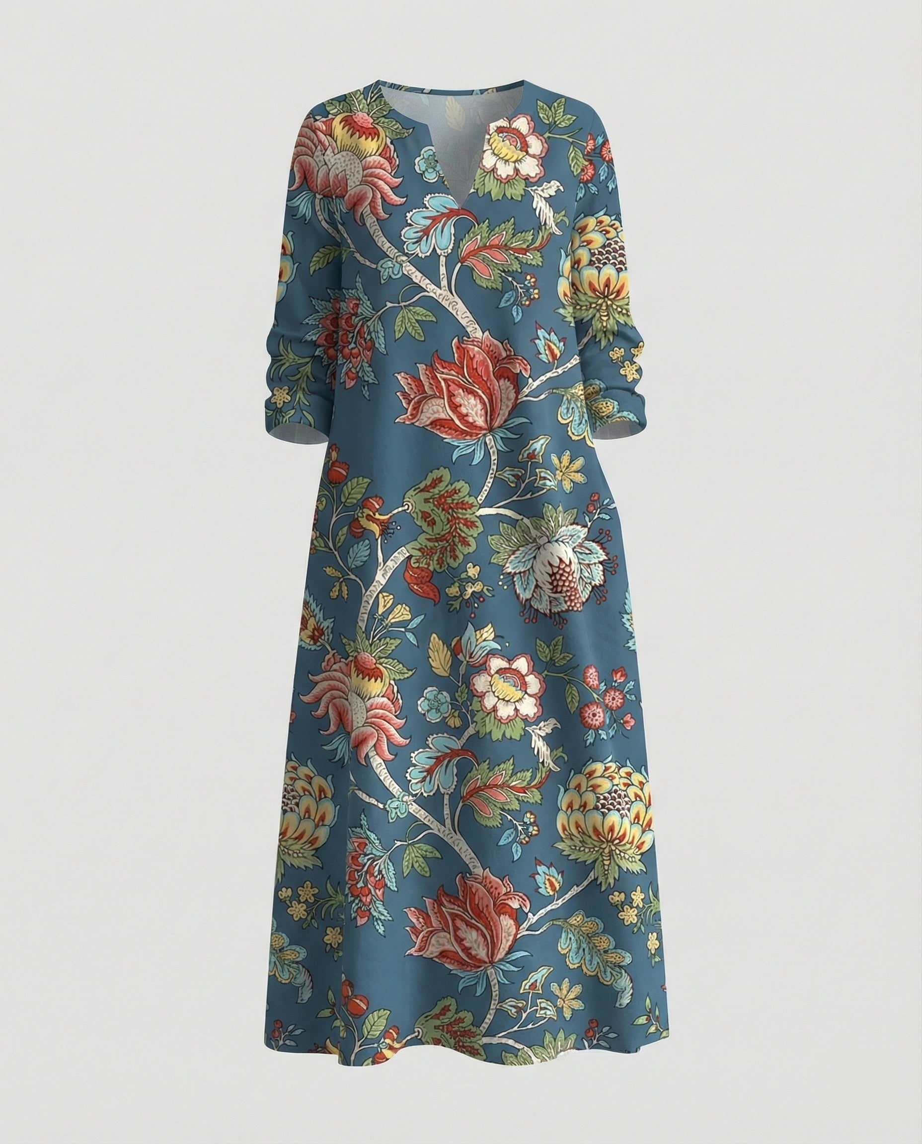 Boho Maxikleid Sommer Damen Taschen