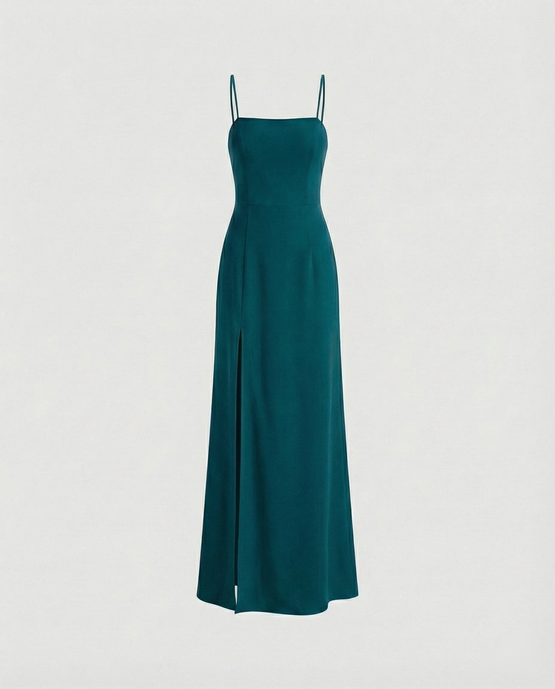 Damen Elegantes Abendkleid mit schwingendem Rock und tiefem Schlitz