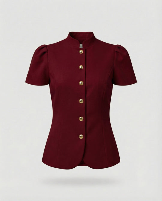 Damen Bluse mit Puffärmeln
