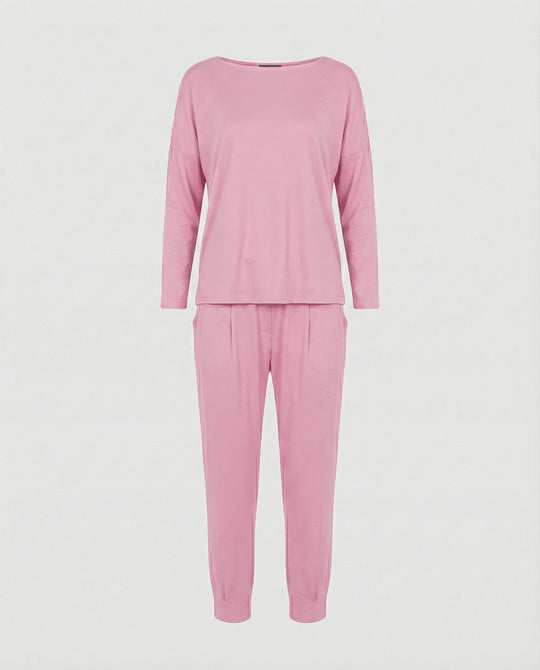 Jogginganzug Damen Lounge-Set mit weiten Ärmeln und Taschen