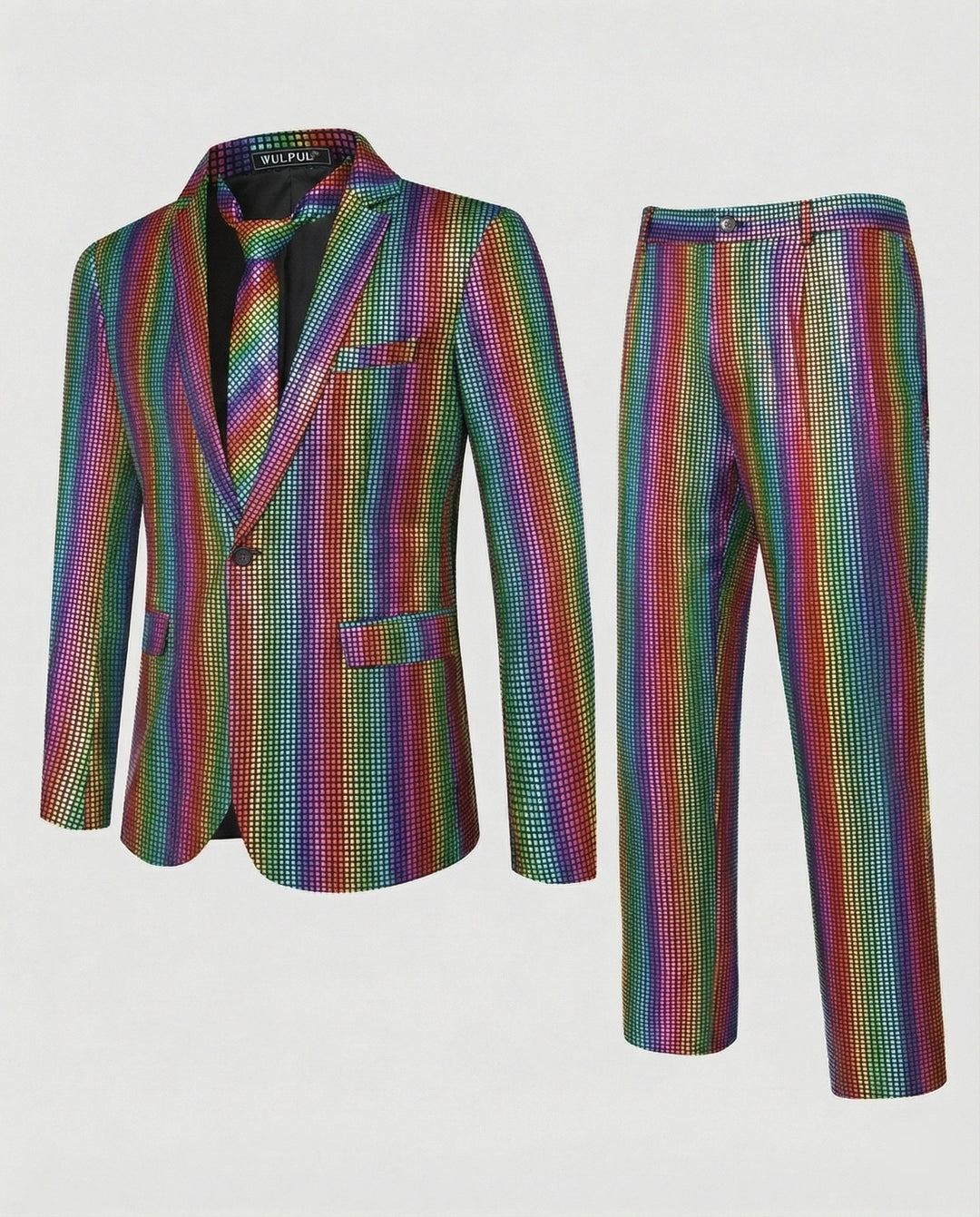 Herren Abendanzug mit Glanzmuster Slim Fit