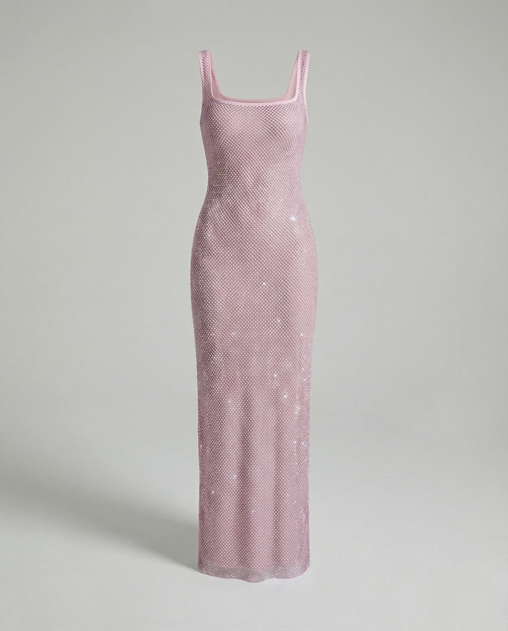Damen funkelndes Abendkleid aus Netzstoff
