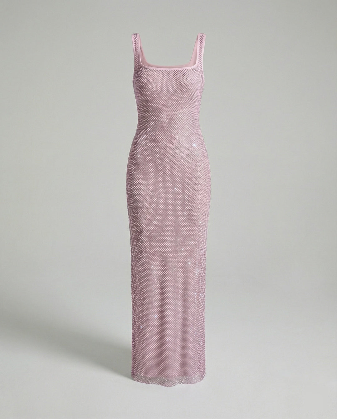 Damen funkelndes Abendkleid aus Netzstoff
