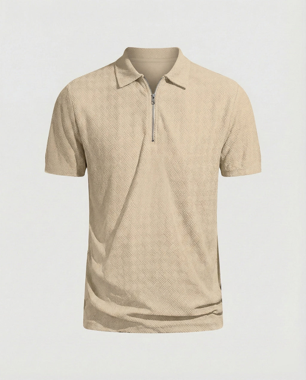 Herren Poloshirt mit Reißverschluss
