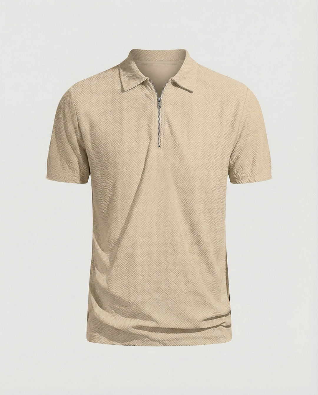 Herren Poloshirt mit Reißverschluss