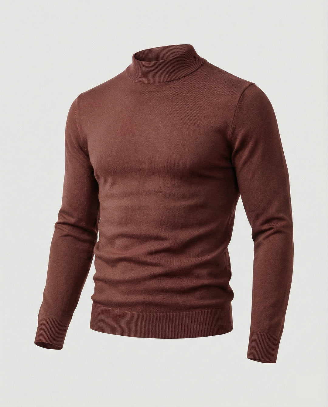 Herren eleganter Pullover mit Stehkragen
