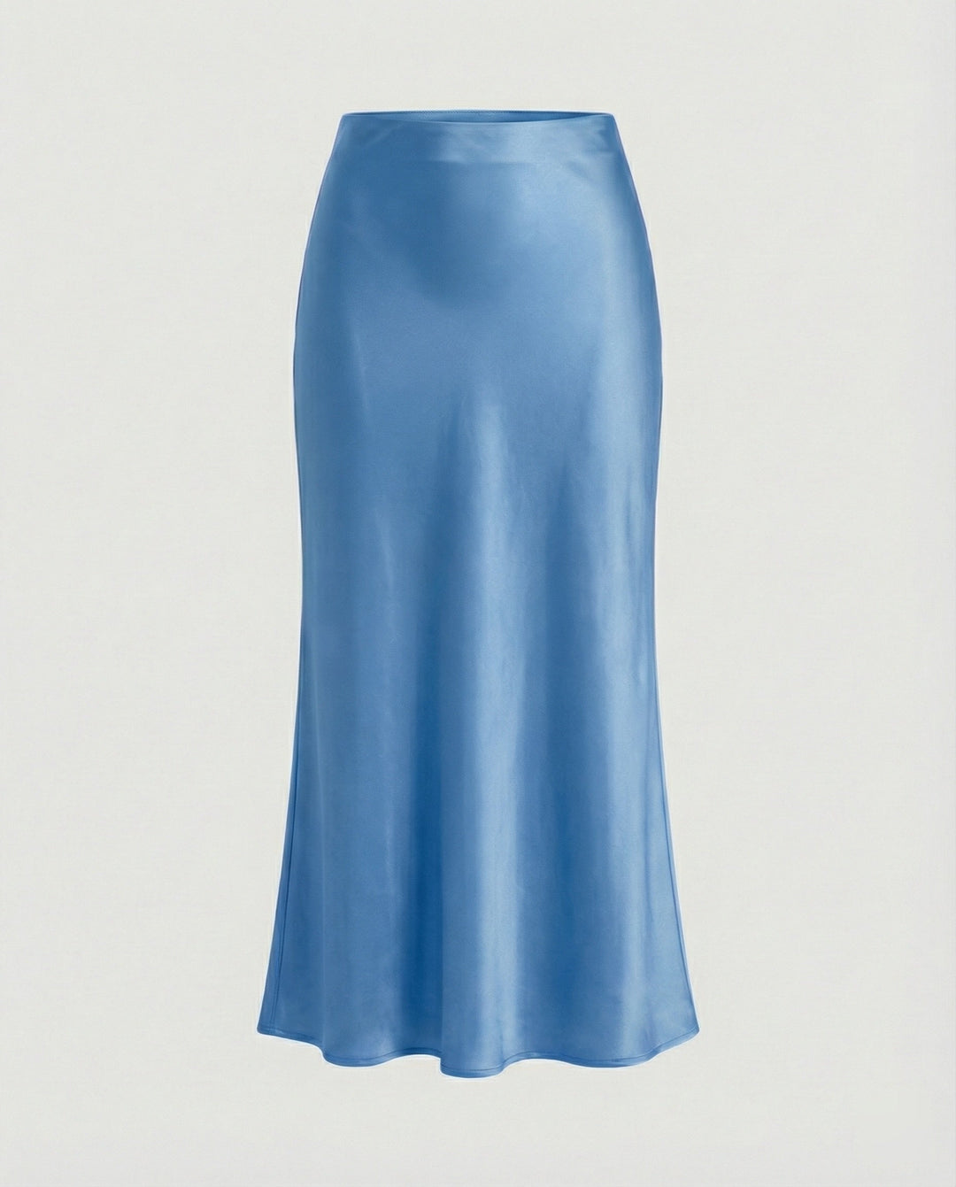 Damen Longskirt aus glattem Satin von