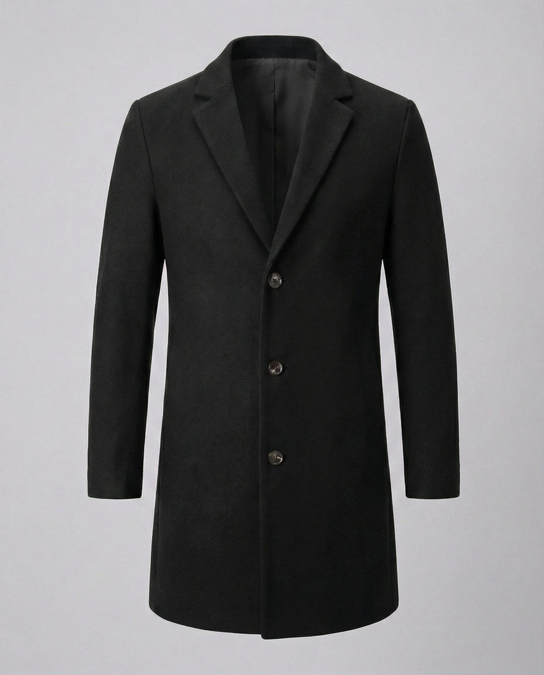 Herren eleganter Longblazer mit modernem Schnitt und doppelter Knopfreihe