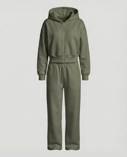 Damen Sweatanzug mit Reißverschluss